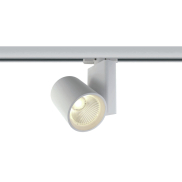 ONE Light COB Track Spot - Stromschienenstrahler mit COB LED - 3-Phasen-Schienensystem - Ø 9 x 14 cm - inkl. 30W LED - weiß - Lichtfarbe warmweiß