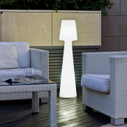 New Garden Lola 110 - Außen-Stehleuchte - Ø 26,5 x 110 cm - 16W LED inkl. - IP65 - weiß - weiße Lichtfarbe