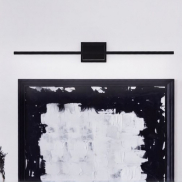 Nova Luce Azure - wandleuchte - 6,9 x 11,8 x 90,5 cm - 21W LED inkl. - sand schwarz