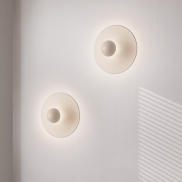 Nova Luce Edem - wandleuchte - Ø 25 x 11 cm - 9W LED inkl. - beige