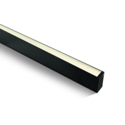 ONE Light LED Linear Profile Medium - 7 x 3,5 cm - 150 cm Länge - 50W LED inkl - schwarz - warmweiße Lichtfarbe