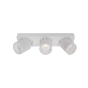 Artdelight Laguna - Aufbaustrahler 3L - 32 x 8,2 x 9,5 cm - 3 x 6W dimmbare LED inkl - weiß
