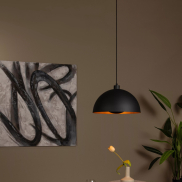 Lucide Siemon - Hängeleuchte - Ø40 x 150 cm - schwarz