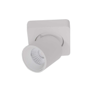 Artdelight Laguna - Aufbaustrahler 1L - 10 x 10 x 9,5 cm - 6W dimmbare LED inkl. - weiß
