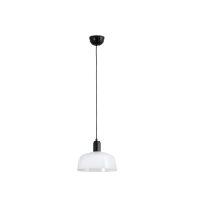 Faro Tatawin - Pendelleuchte - Ø 25 x 111,5 cm - Schwarz/Milchglas