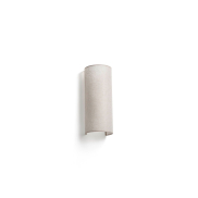 Faro Otton lang & rund - Wandleuchte - 12,5 x 14,8 x 37 cm - helle Jute
