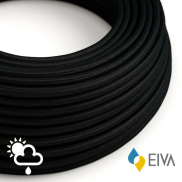 Creative Cables EIVA - Textilkabel - IP65 - pro 100 cm - schwarz