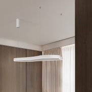 Nova Luce Dussa - Hängelampe - 66 x 150 x 120 cm - 61W dimmbar LED inkl. - sandweiß