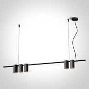 ONE Light Pendelleuchten - Hängeleuchte - 100 x 150 cm - schwarz