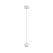 Nova Luce Nocci - Hängeleuchte - Ø 5 x 158 cm - 4,5W LED inkl. - weiß