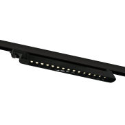 ONE Light Adjustable LED Linear Track Light - Stromschienenstrahler - 3-Phasen-Schienensystem - 48 x 3,3 x 4,5 cm - 15 x 1W LED inkl. - schwarz