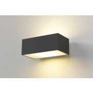 Artdelight Eindhoven100 - Wandleuchte - 13 x 8,2 x 5 cm - 2 x 5W dimmbare LED inkl - IP54 - schwarz