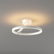 Artdelight Oregon - Deckenleuchte - Ø 33 x 14,1 cm - 2 x 15W dimmbare led inkl - weiß