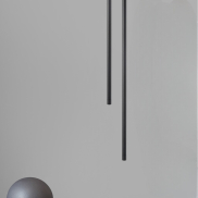 Nova Luce Elettra - Pendelleuchte - Ø 1,5 x 200 cm - 5W LED inkl. - Sand schwarz