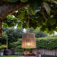 New Garden Conta Mini - Hängeleuchte mit wiederaufladbarem Leuchtmittel und Fernbedienung - Ø14,5 x 314,6 cm - 3W LED inkl. - IP54 - taupe