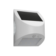 Century Italia Arcadia Max -  solarbetriebene Außenwandleuchte mit Sensor - 10,5 x 8 x 13 cm - 3W LED inkl. - IP65 - weiß