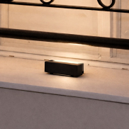 Nova Luce Dio - Bodenaufbaustrahler - 15,5 x 8,5 x 4,7 cm -  4W LED inkl. - IP65 - Sand schwarz