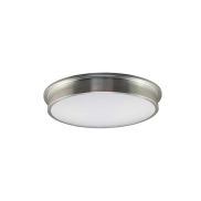 Artdelight Runner - Badezimmer-Deckenleuchte - Ø 28 cm - 12W LED inkl - IP44 - Aluminium