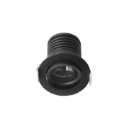 Nova Luce Tif - Einbaustrahler - Ø 60 mm, Ø 52 mm Einbaugröße - inkl. 2W LED - sandschwarz