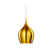 Searchlight Vibrant - Pendelleuchte - Ø 26 x 160 cm - gold