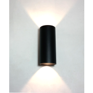 Artdelight Brody2 - Wandleuchte - 7,2 x 7,2 x 18 cm - 2 x 4W dimmbare LED inkl. - IP54 - schwarz