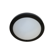 Artdelight Yuca - Badezimmer-Deckenleuchte - Ø 30 cm - IP44 - schwarz