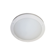 Artdelight Yuca - Badezimmer-Deckenleuchte - Ø 30 cm - IP44 - weiß