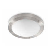 Artdelight Yuca - Badezimmer-Deckenleuchte - Ø 30 cm - IP44 - Stahl matt