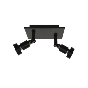Artdelight Tech - Aufbaustrahler 2L - 18 x 18 x 18,5 cm - schwarz