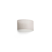 Faro Otton curve - Wandleuchte - 11,5 x 20 x 37,5 cm - helle Jute