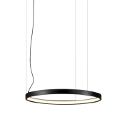 VK Lighting Circulus - Pendelleuchte - Ø 52,7 x 200 cm - 24W dimmbare LED inkl - schwarz