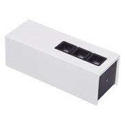 VK Lighting Tetra Square - Decken-/Wandleuchte - 13,2 x 4,8 x 4,4 cm - 6W LED inkl. - weiß
