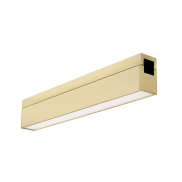 Nova Luce Versus - Lichtpunkt Magnetschienensystem - 25 x 2,6 x 4,4 cm - 10W LED inkl. - Messing satiniert