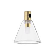 Nova Luce Cocktail - Lichtpunkt Magnetschienensystem - 12 x 14 cm - 5W LED inkl. - Messing satiniert