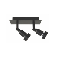Artdelight Tech - Aufbaustrahler 2L - 23 x 10 x 18,5 cm - schwarz