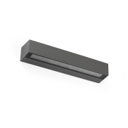 Faro Doro - Wandleuchte - 38 x 7,5 x 5,8 cm - 20W LED inkl. - IP65 - dunkelgrau