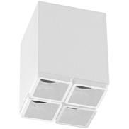 VK Lighting Kyvos - Aufbaustrahler - 6,05 x 6,05 x 8 cm - 8W LED inkl - weiß
