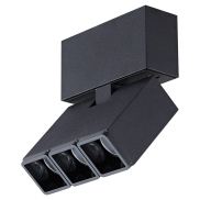 VK Lighting Triton - Aufbaustrahler - 9,5 x 3 x 11 cm - 6W LED inkl. - schwarz