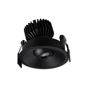 VK Lighting Chonefto - Einbaustrahler - Ø 84 mm, 75 mm Einbaumaß - inkl. 7W LED - schwarz