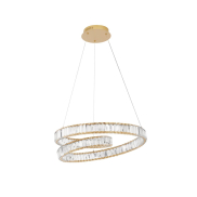 Nova Luce Conceto - pendelleuchte - Ø 60 x 120 cm - 50W dimmbare LED inkl. - gold