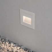 Nova Luce Mono - Wandeinbauleuchte - 5,8 x 5,8 x 4,5 cm - 3W LED inkl. - IP65 - Sand Weiß
