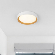 Nova Luce Stake - deckenleuchte - Ø 45 x 8 cm - 40W dimmbare LED inkl. - sand weiß