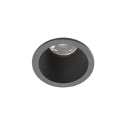 Faro Fox - Einbauspot - Ø 40 mm, Ø 35 mm Einbaugröße - 3-5W dimmbare LED inkl. - mattschwarz - Lichtfarbe warmweiß