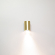 Artdelight Roulo1 - Wandleuchte - Ø 6,4 x 9 cm - matt gold