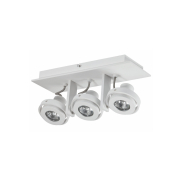 Artdelight Meist - Aufbaustrahler 3L - 34,5 x 11,5 x 15 cm - weiß