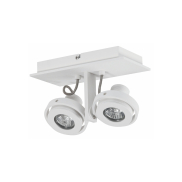 Artdelight Meist - Aufbaustrahler 2L - 23 x 11,5 x 15 cm - weiß