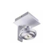 Artdelight Meist - Aufbaustrahler 1L - 11,5 x 11,5 x 15 cm - Aluminium