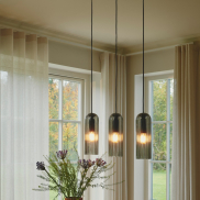Nordlux Miella - Pendelleuchte 3L - 52 x 10 x 160 cm - geräuchert