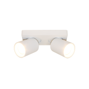 Artdelight Megano - Aufbaustrahler 2L - 20 x 10 x 11,5 cm - weiß