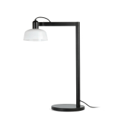 Faro Tatawin - Tischleuchte - 25 x 45,4 x 57,5 cm - Schwarz und Milchglas